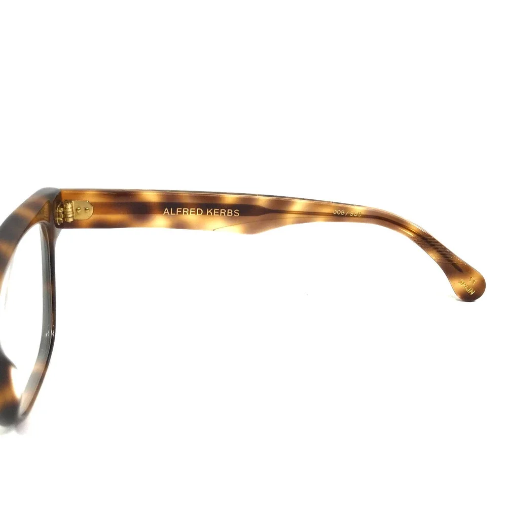 Alfred Kerbs Eyeglasses Frames LORD 2 HV Havana Brown Tortoise Square 54-19-143